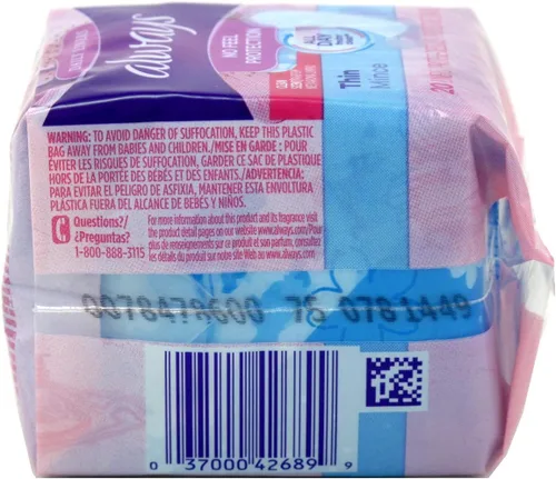 Vista 3 de Always Pantiliners finos - perfumados - paquete de 20 (caja de 24)