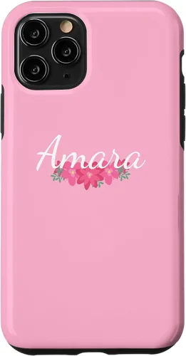 Vista 10 de iPhone 14 Amara - Funda personalizada para teléfono con diseño floral, color rosa