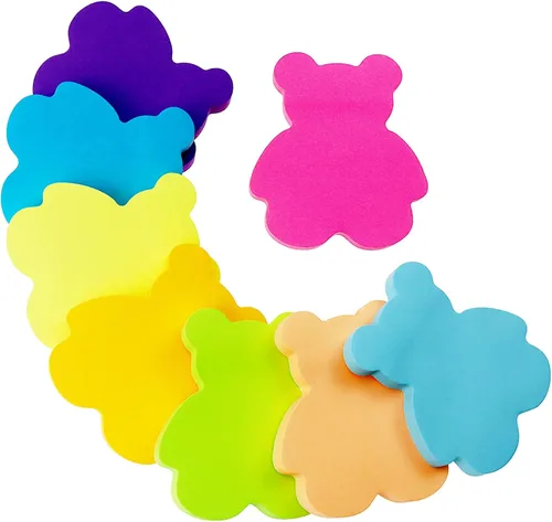 Vista 9 de Notas adhesivas, 560 hojas de 3 x 3 pulgadas, notas adhesivas de color, almohadillas autoadhesivas de colores brillantes para cuaderno de oficina