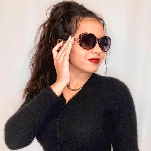 Vista 2 de FIMILU Gafas de sol para mujer, lentes de sol polarizados de gran tamaño, gafas de sol grandes para mujer, protección UV