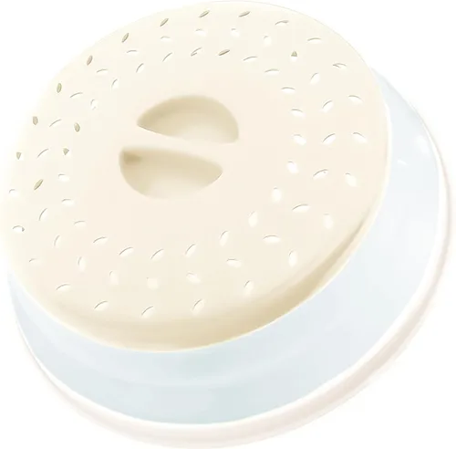 Vista 14 de Cubierta plegable para salpicaduras de microondas de 10.5 pulgadas, apta para lavavajillas, cubierta de placa de microondas con ventilación de azul