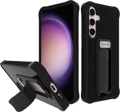 Vista 4 de Scooch Wingman - Funda con función atril para Samsung Galaxy S9 [protección contra caídas de 10 pies] [soporte bidireccional] funda protectora a