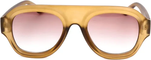 Vista 18 de Gafas de Sol Retro Cuadradas para Mujeres, Estilo Gradiente de Moda, UV400, Tendencia, Gafas de Sol Piloto para Hombres Verde Amarillo