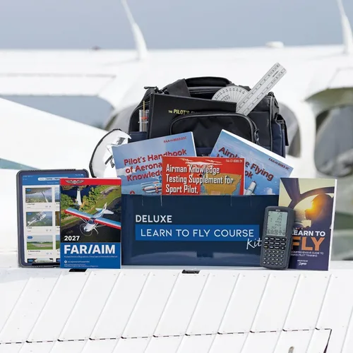 Vista 5 de Sporty's Kit Deluxe para aprender a volar - Escuela de tierra piloto privada