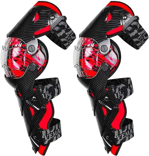 Vista 13 de Rodilleras y espinilleras, equipo de protección de motocicleta para adultos, para evitar colisiones duras, motocross, carreras, rodilleras