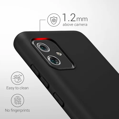 Vista 3 de kwmobile Funda compatible con ASUS Zenfone 8 - Funda protectora de silicona TPU suave y delgada, color negro mate