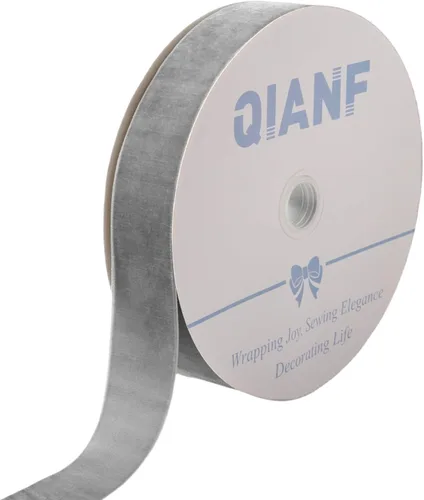 Vista 56 de QIANF Cinta de terciopelo, carrete de 1 1/2 pulgadas por 25 yardas (rojo)