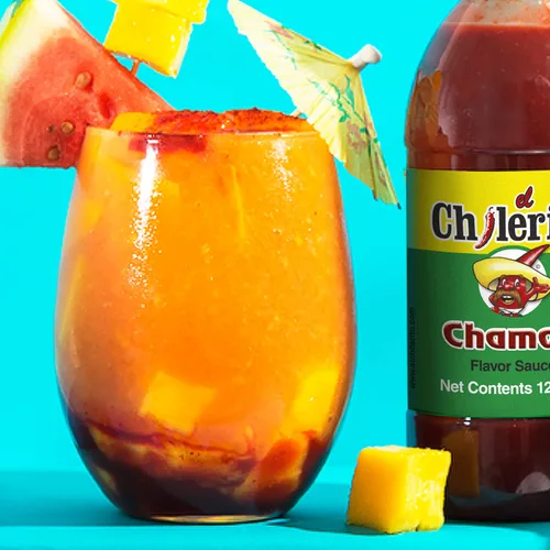 Vista 5 de EL CHILERITO - Paquete de 3 salsas sabor Chamoy 5L/166.5 onzas líquidas – Alimentos mexicanos – Excelente para adornar frutas y aperitivos – Sabor