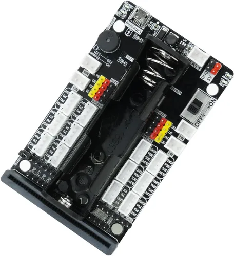 Vista 8 de Yahboom Micro:bit Sensor Expansión Placa de Desarrollo BBC Multifuncional Robot Accesorios Bloques de Construcción Compatibles/Motores/Servo IO I2C
