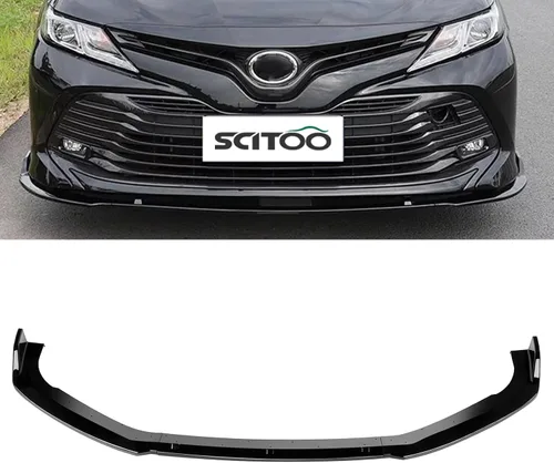 Vista 58 de SCITOO Alerón de borde de parachoques delantero mate negro para Ford Focus ST años 2013-2014 - Spoiler frontal de polipropileno