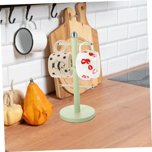 Vista 6 de Didiseaon Soporte para tazas de café, tazas de árbol, estante para tazas, soporte para tazas de té, organizador de árboles, soporte para taza