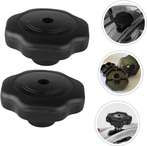Vista 5 de Uonlytech - Perillas de repuesto para tapa de olla a presión, paquete de 2 pomos de mango de tapa de olla de fácil agarre, manijas para tapa de olla