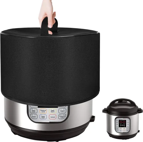 Vista 8 de Cubierta eléctrica para olla a presión Instant Pot Duo 7 en 1 Mini 3 cuartos de galón, impermeable, a prueba de polvo, nailon negro