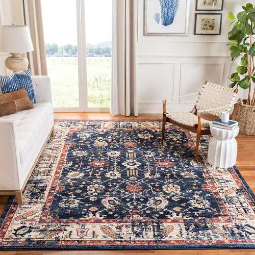 Vista 11 de SAFAVIEH Colección Charleston Alfombra de Acento - 2 pies x 5 pies, Gris & Gris Oscuro, Diseño Oriental con Efecto Desgastado, No Desprende Pelusa
