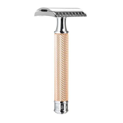 Vista 9 de MÜHLE TRADICIONAL R41 - Maquinilla de afeitar de seguridad de doble filo (peine abierto) para hombres, perfecta para uso diario, calidad