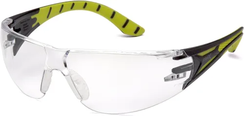 Vista 7 de Pyramex Endeavor Plus Safety Glass Black/Gray Frame With Foam Padding Clear H2MAX Anti-fog Lens