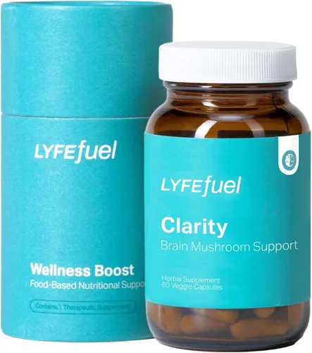 Vista 8 de LyfeFuel Mezcla adaptógena para aliviar el estrés, suplemento de hongos integrales y complejo de hierbas orgánicas para controlar el cortisol