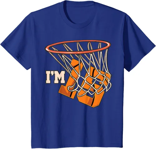 Vista 58 de Camiseta número 15 con temática de baloncesto para fiesta de cumpleaños, Negro, S