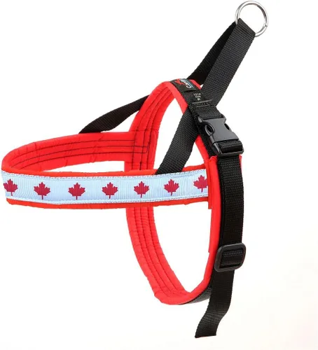 Vista 9 de Arnés de deportes ComfortFlex de PetPDC, Berry American made, designed, cut, assembled, and sewn in the USA, padded reflective harness, integrated