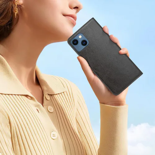 Vista 7 de DJBull Funda tipo cartera desmontable 2 en 1 para iPhone 14 Plus de 6.7 pulgadas con tarjetero de crédito con bloqueo RFID, funda protectora de piel