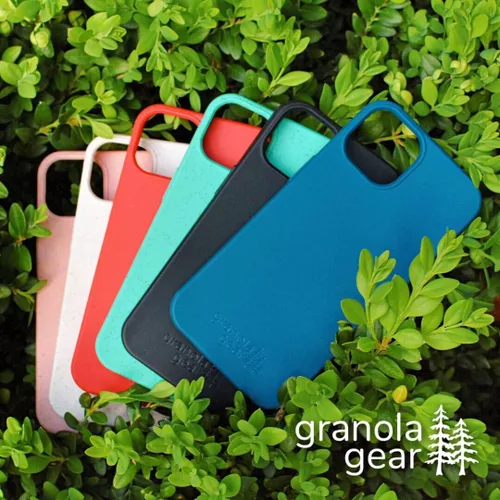 Vista 5 de Funda ecológica para iPhone 6/6s/7/8/SE, sin plástico, hecha de plantas, nieve alpina
