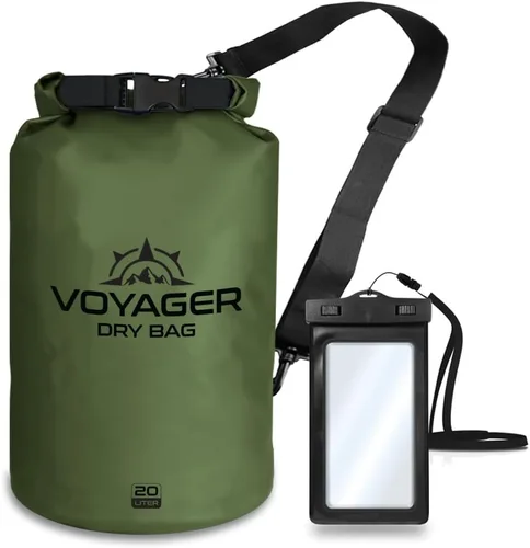 Vista 12 de EcoGear FX Bolsa seca impermeable resistente serie Voyager – Bolsa de compresión duradera – Kayak, rafting, canotaje, senderismo, pesca y camping