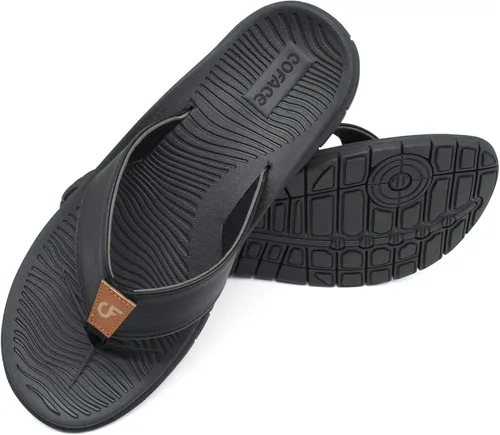 Vista 6 de COFACE Chanclas deportivas para hombre-Casual-Comfort-Sandalias-Con Soporte de Arco-Exterior-Playa-Talla 713
