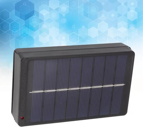 Vista 3 de Cargador de batería de panel solar, caja de carga portátil de 1W 4V para baterías AA AAA 1.2V suministros al aire libre, paneles solares