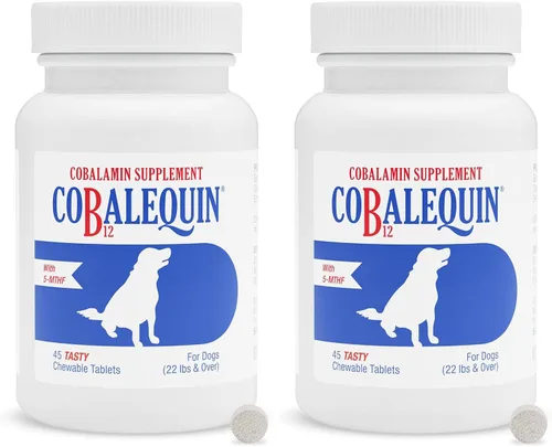 Vista 8 de Nutramax Cobalequin Vitamina B12 para perros de más de 21 libras, tabletas