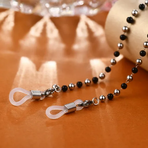Vista 8 de AllenCOCO Cadena para gafas, correa para lentes de sol para mujer, cadena de oro de 14 quilates, soporte para lentes alrededor del cuello