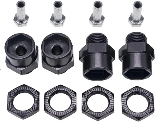 Vista 6 de Adaptador de cubo hexagonal de rueda de 0.472 in a 0.669 in conversión para 1/10 RC Car y actualización de neumáticos 1/8