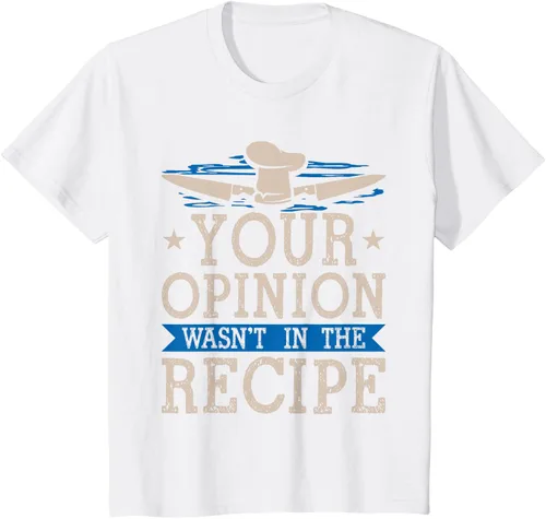 Vista 25 de Cooking Your Opinion Wasnot In The Recipe Chef Cook Baker - Camiseta, Negro, S
