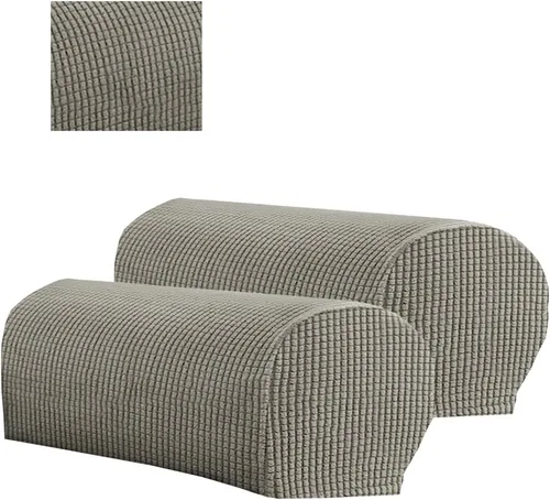 Vista 8 de 2 fundas de poliéster para reposabrazos de sofá, funda para sillón, fundas antipolvo, protector de muebles suave y cómodo para sofá, silla reclinable