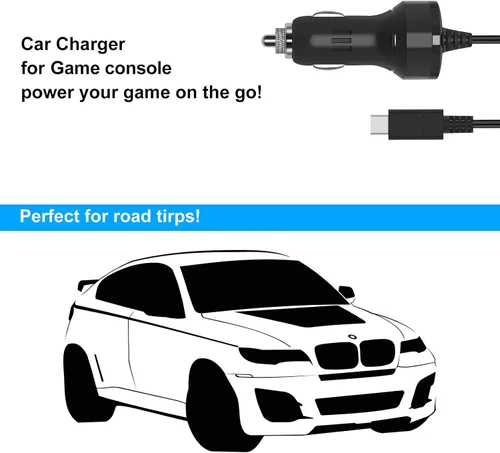 Vista 7 de Cargador de coche compatible con Switch 2OLED1, repuesto de adaptador de carga de coche de alta velocidad FYOUNG para Switch 2