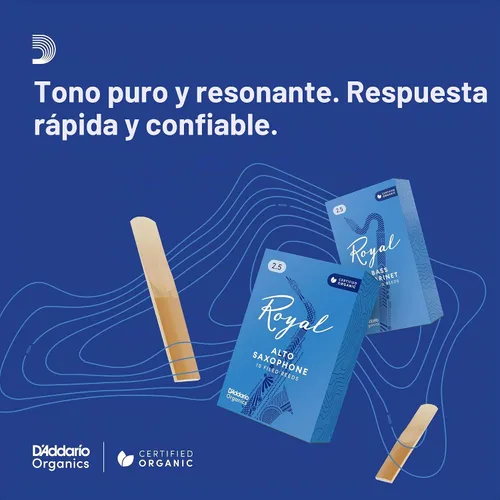 Vista 4 de Rico Royal cañas para clarinete Bb, 2.5