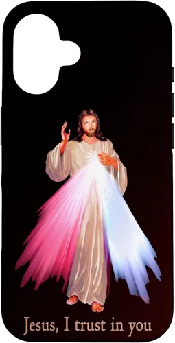 Vista 31 de Funda para iPhone 13 Pro Max Jesús con la que confío en ti Divina Misericordia Misericordiosa Jesús