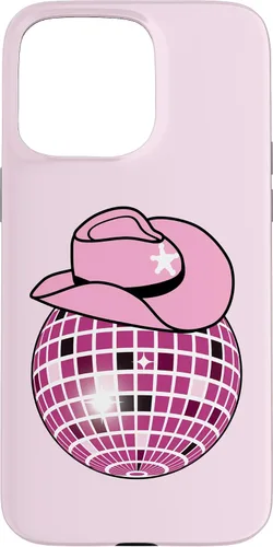 Vista 31 de Cowboy Hat Disco Ball Pink Cowgirl Case for iPhone 17