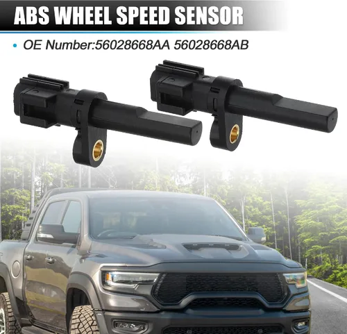 Vista 3 de X AUTOHAUX Sensor de velocidad de rueda ABS, sensor de freno trasero izquierdo o derecho, ubicación, apto para Ram 1500 2011-2012 para Dodge