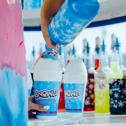 Vista 4 de Snowie - Jarabe saborizante para helados de hielo listo para usar