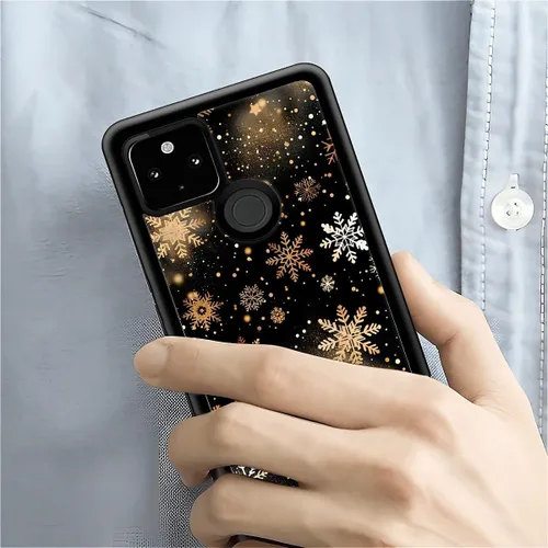 Vista 1564 de Compatible con Google Pixel 4A 5G Mobile Case Creative Acrylic Panel trasero Silicona Protección Grip especialmente diseñado para Google Pixel 4A 5G