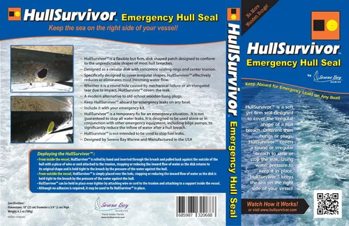 Vista 5 de HullSurvivor - Sello de emergencia para casco, 10 pulgadas de diámetro