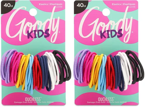 Vista 5 de Goody Elásticos Ouchless para niñas, 0.08 pulgadas, 72
