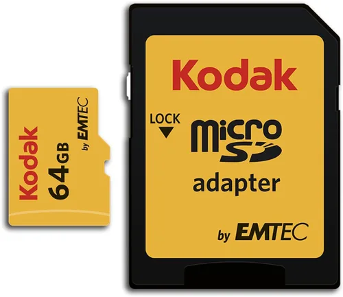 Vista 8 de Kodak Tarjeta MicroSDXC UHS-I U3 V30 A1 de 256 GB con adaptador - Velocidad de lectura de hasta 95 MB/s - Velocidad de escritura de hasta 85 MB/s
