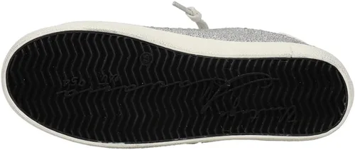 Vista 5 de VINTAGE HAVANA Mujeres Demi Glitter Slip On Zapatillas Casual Zapatos Casual - Oro, Blanco apagado