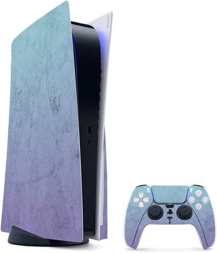 Vista 40 de MightySkins - Skin para juegos para PS5 / Playstation 5 Bundle – Mármol ámbar Envoltura protectora de vid Fácil de aplicar y cambiar