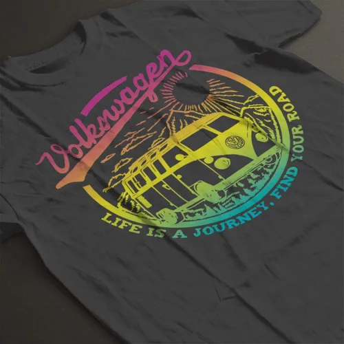 Vista 4 de Volkswagen Life is A Journey - Camiseta para mujer