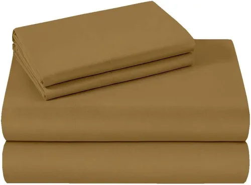 Vista 23 de Shreem Linen Short King - Sábanas de 72 x 75 pulgadas, 100% algodón egipcio, juego de ropa de cama de 4 piezas, se adapta a colchones de caravana