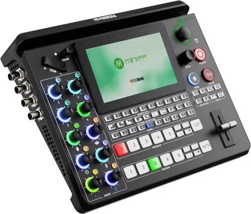 Vista 9 de RGBlink Mini V3 Conmutador de Video con Características Personalizables a través de la Nube TAO – Conmutador HDMI 4K, Pantalla Táctil de 2.1