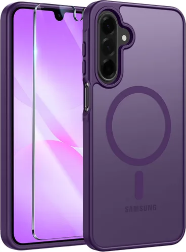 Vista 204 de FNTCASE - Funda para iPhone 16 Pro: magnética, mate, translúcida, de grado militar, protectora contra caídas, resistente, fina, duradera y a prueba