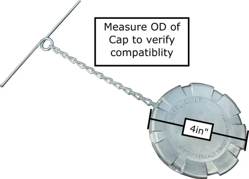 Vista 6 de Tapa de combustible para camiones Kenworth, diésel sin bloqueo y bajo contenido de azufre, fabricado en Estados Unidos, compatible con K22-1024 Fuel